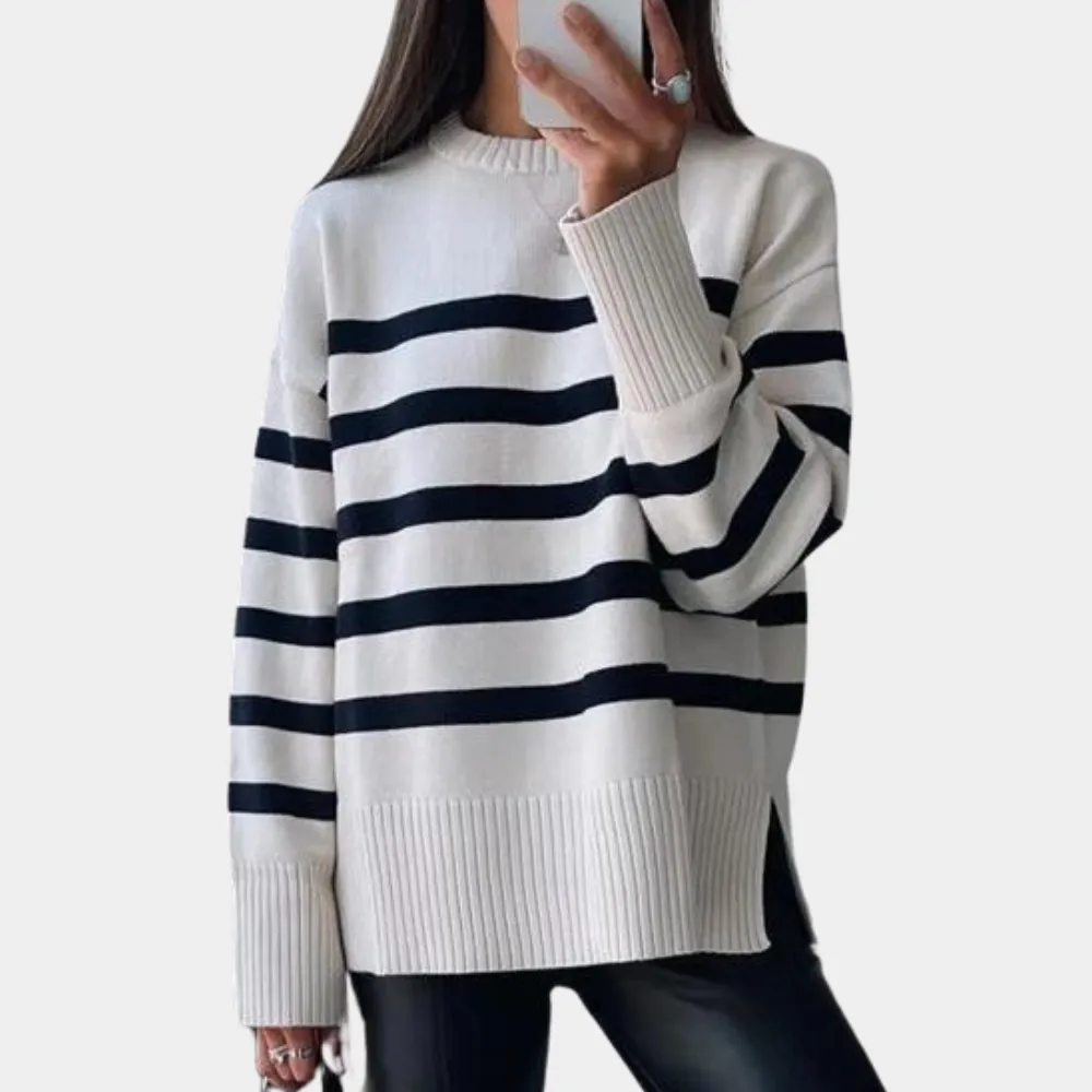 ANAS | Pull rayé tendance et confortable pour femme