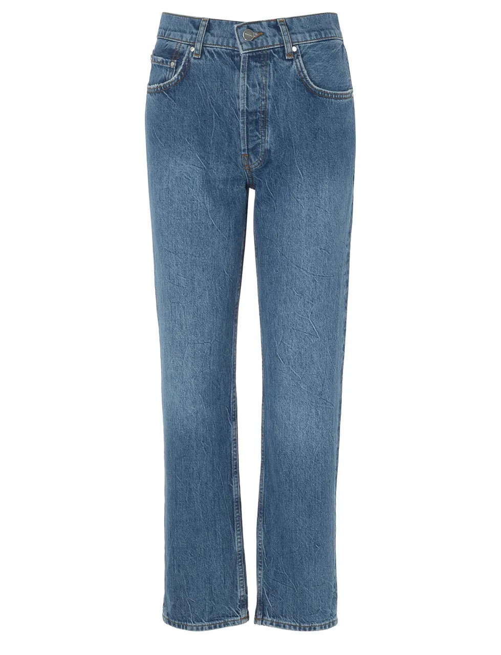 Anine Bing Jeans Benson en coton bleu