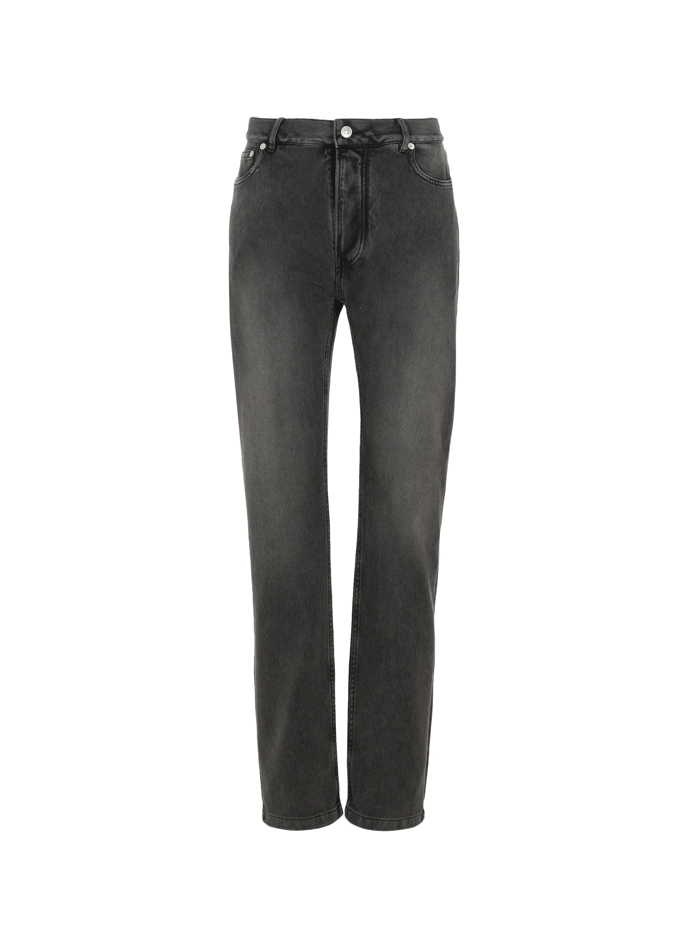 BALENCIAGA  Jean Trompe l'oeil en coton - Noir