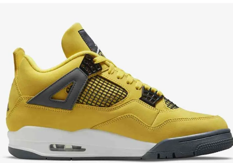 Baskets Air Jordan 4 Retro Tour Yellow (Lightning)