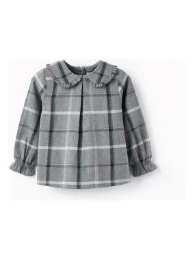 Blouse manches longues great world 'Zippy' - Gris clair