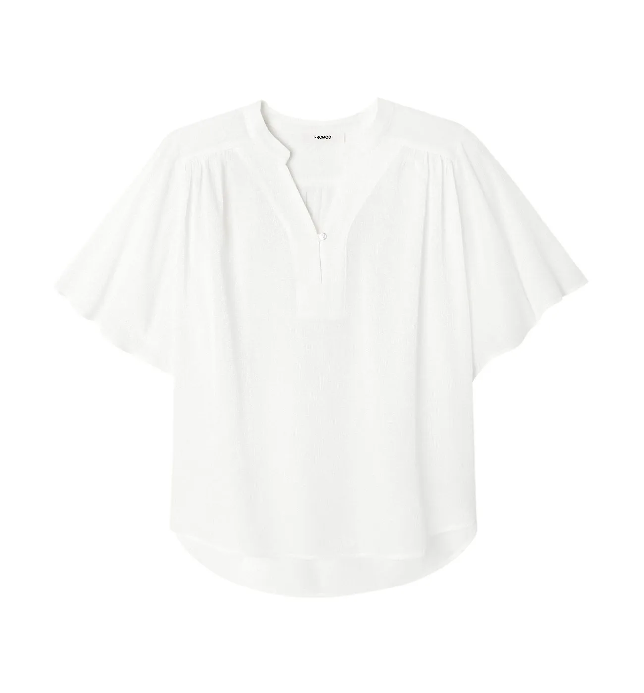 Blouse pailletée Femme - Ecru