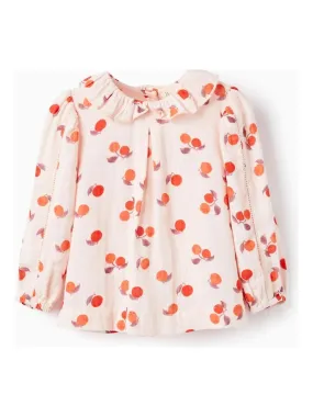 Blouse à manches longues 'Apricots' manches longues SICILIAN DAYS - Rose clair