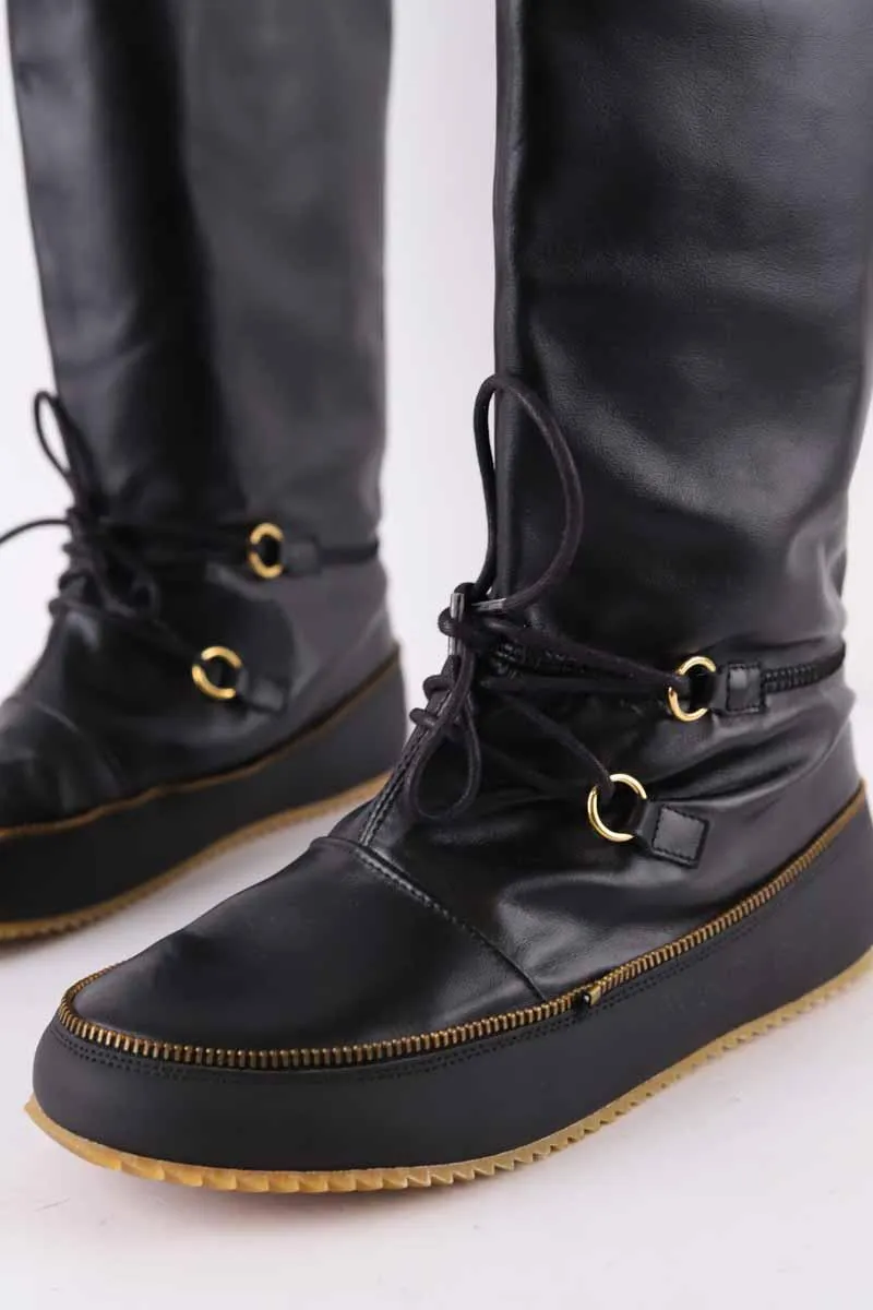 Bottes en cuir