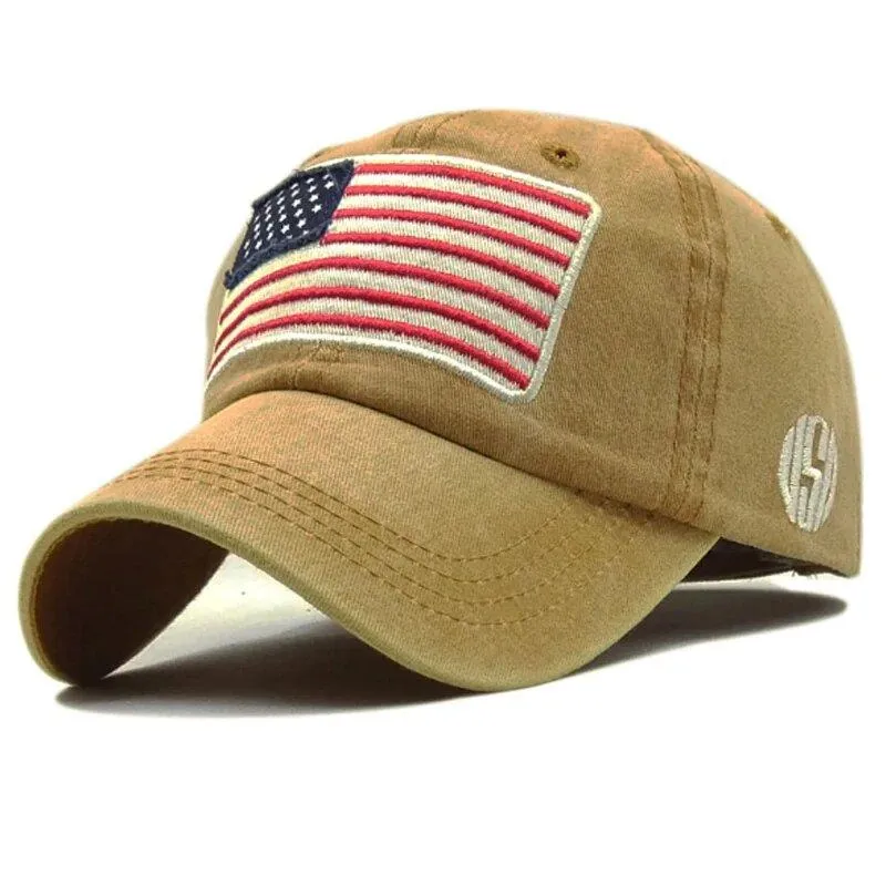 Casquette Imprimé Drapeau Américain Homme