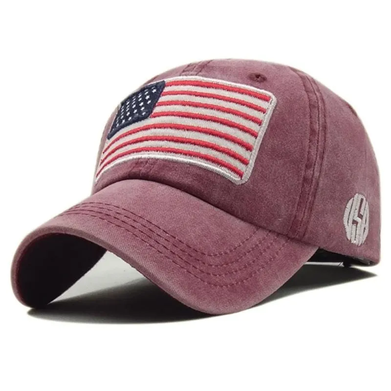 Casquette Imprimé Drapeau Américain Homme