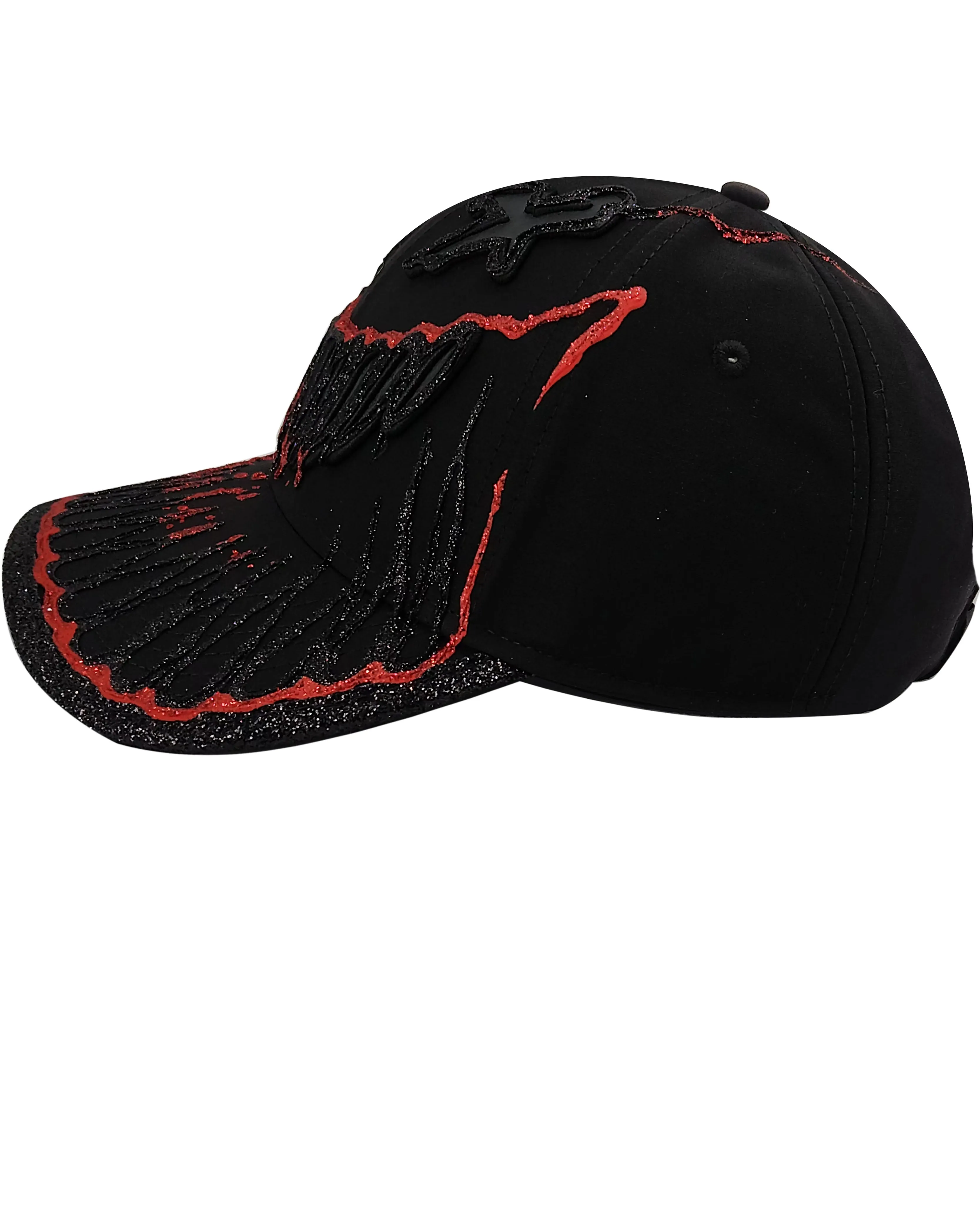 CASQUETTE REDFILLS V-NOM 2.0 PLUS BLACK RED