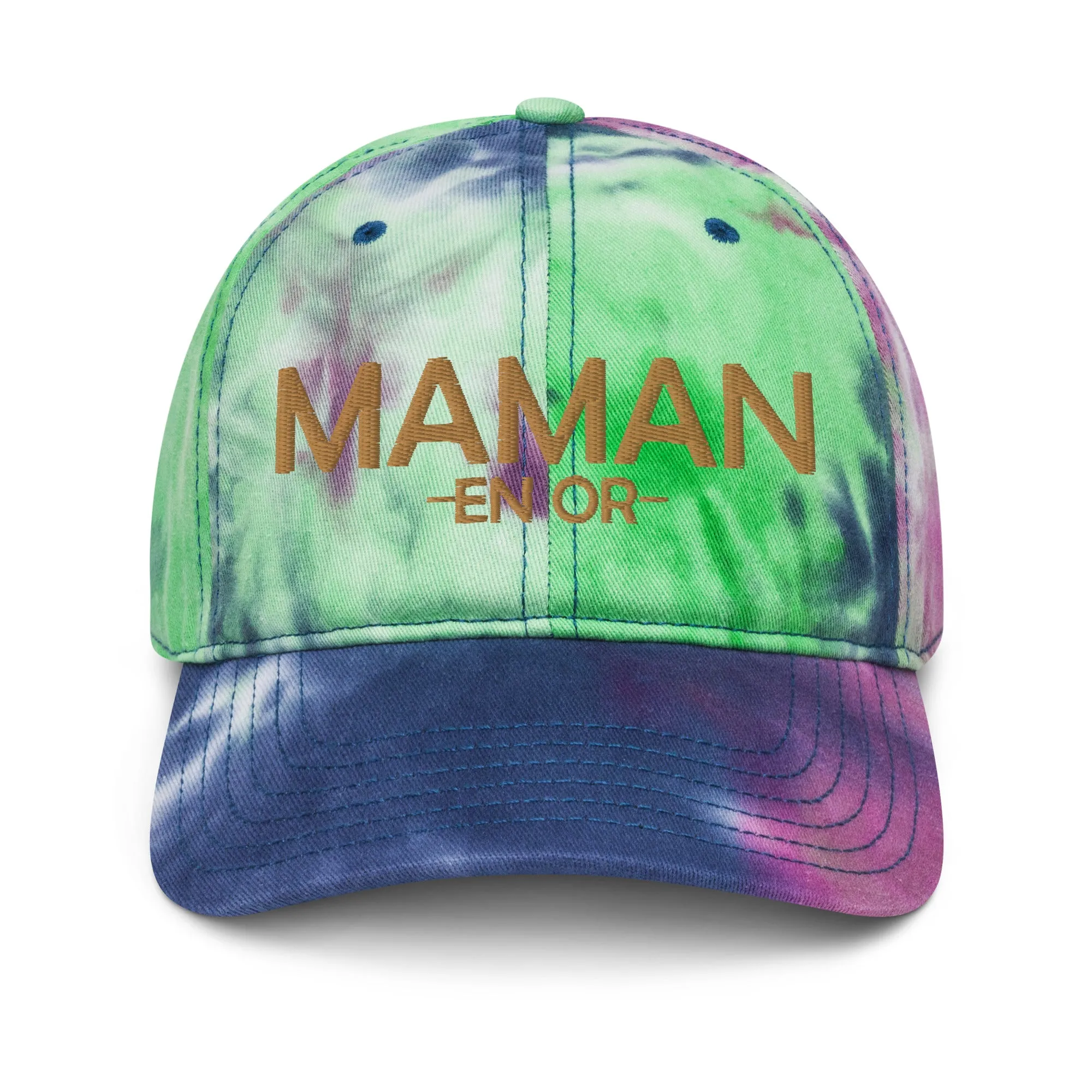 Casquette tie and dye Maman en OR