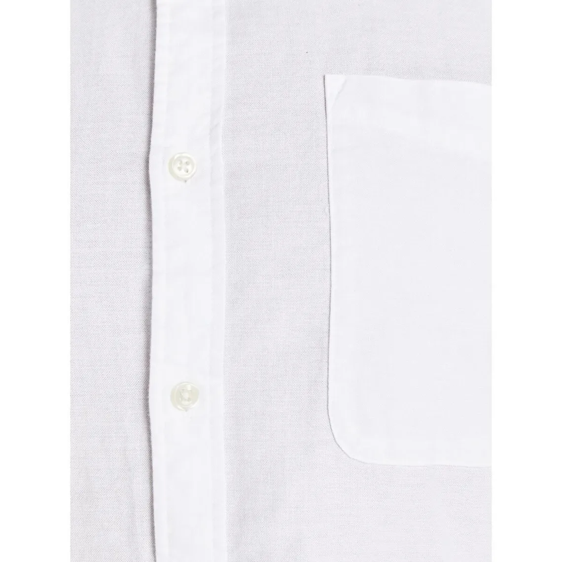 Chemise à boutons Slim Fit Col boutonné Manches longues Blanc en coton Trent | 3 Suisses