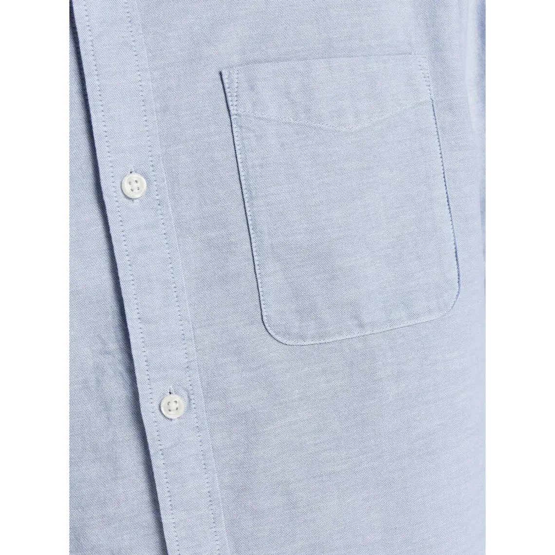 Chemise à boutons Slim Fit Col boutonné Manches longues Bleu en coton Seth | 3 Suisses