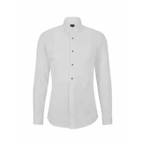 Chemise Blanche Slim Fit Stretch Italien - Boss pour homme