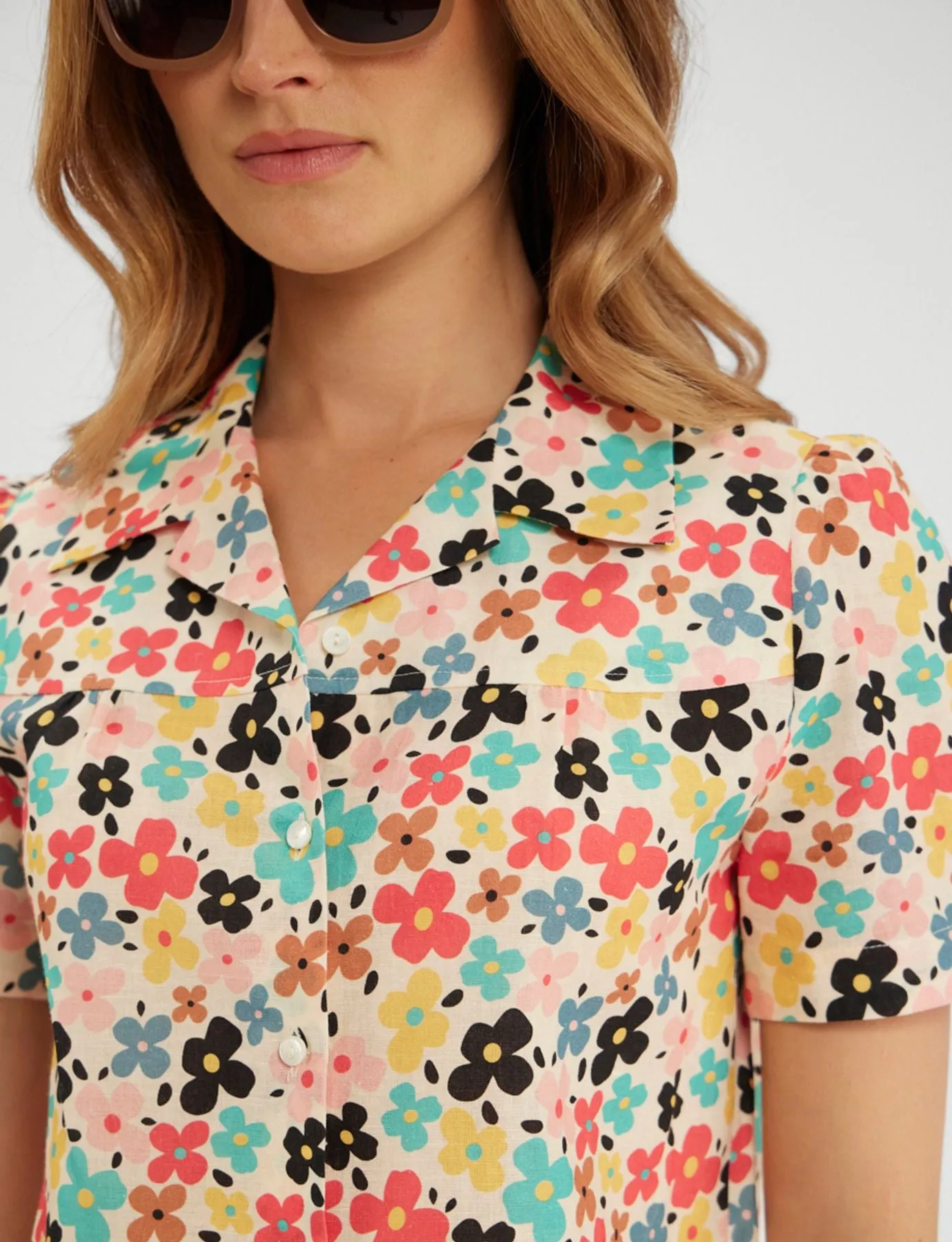 Chemise Constance imprimé fleurs