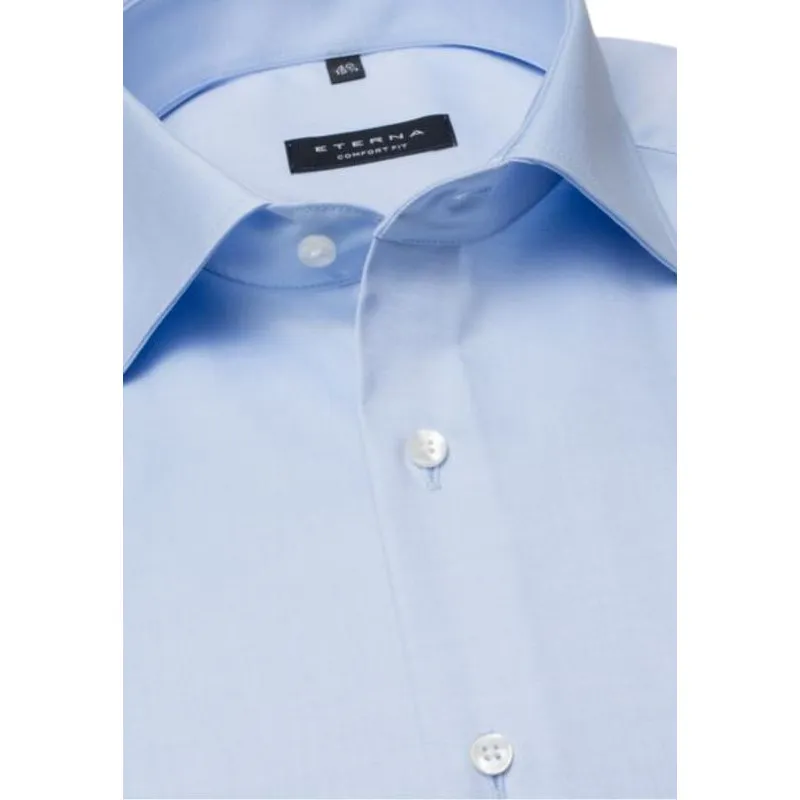 chemise coupe large ETERNA ciel 8817et