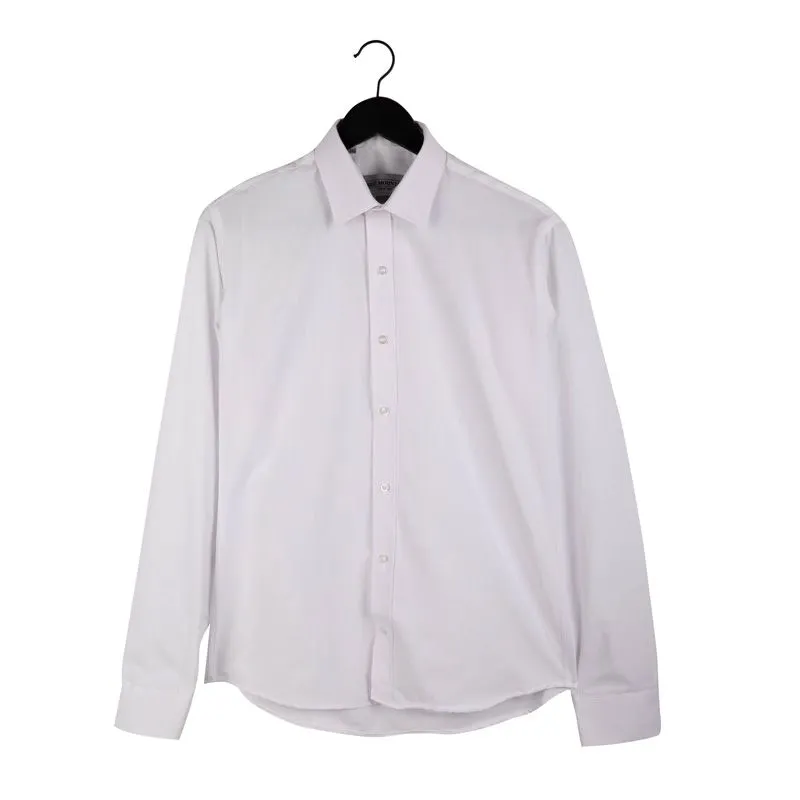 Chemise de travail slim fit blanc Homme BEST MOUNTAIN à prix dégriffé 