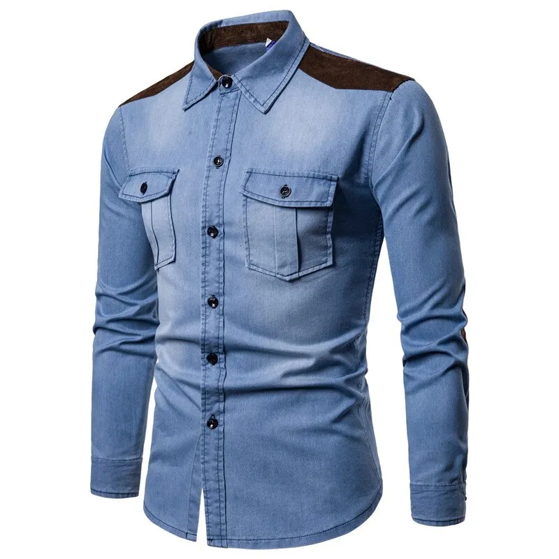 Chemise en Jean Homme Année 80