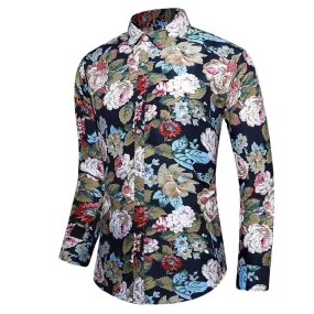 Chemise Fleuri Année 80