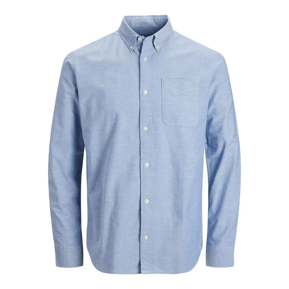 Chemise habillée Slim Fit Col boutonné Manches longues Bleu en coton | 3 Suisses