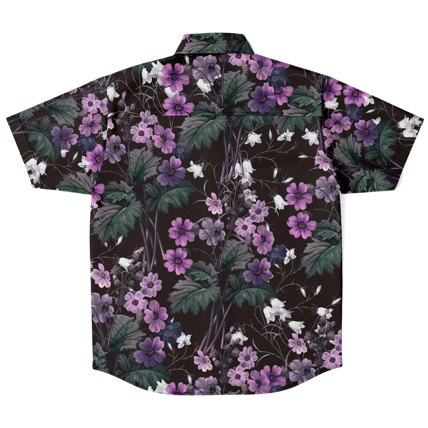 Chemise homme manches courtes à fleurs