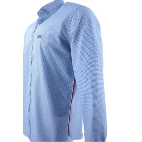 Chemise imprimé bleu The Surfcar Porto