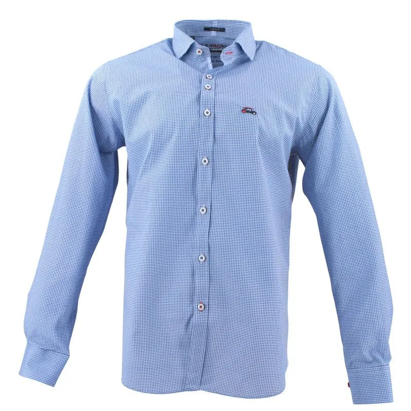 Chemise imprimé bleu The Surfcar Porto