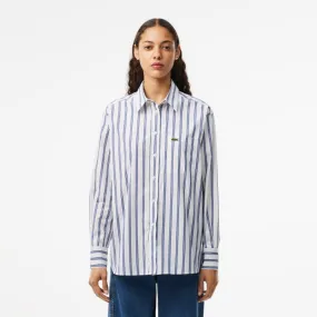 Chemise oversize fit en popeline de coton