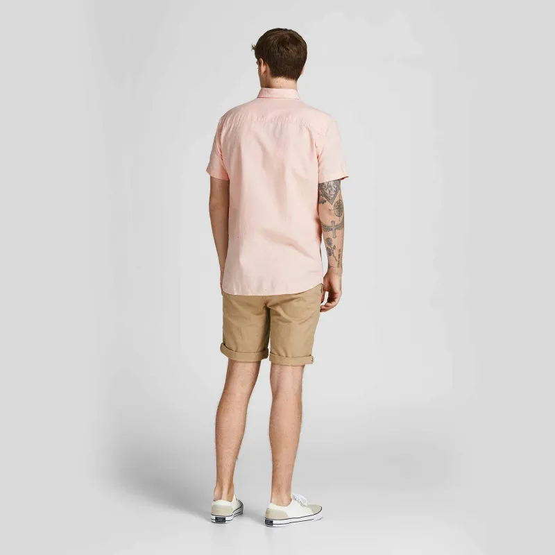 Chemise popeline summer légère slim fit Homme JACK & JONES à prix