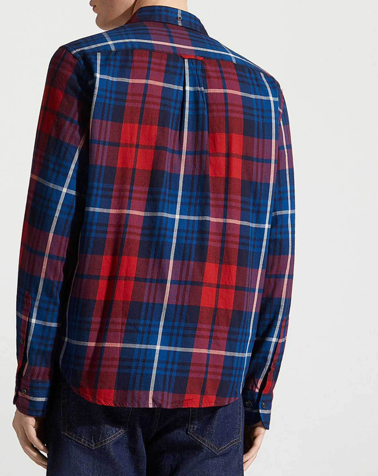 Chemise Regular Fit Tartan rouge/bleu