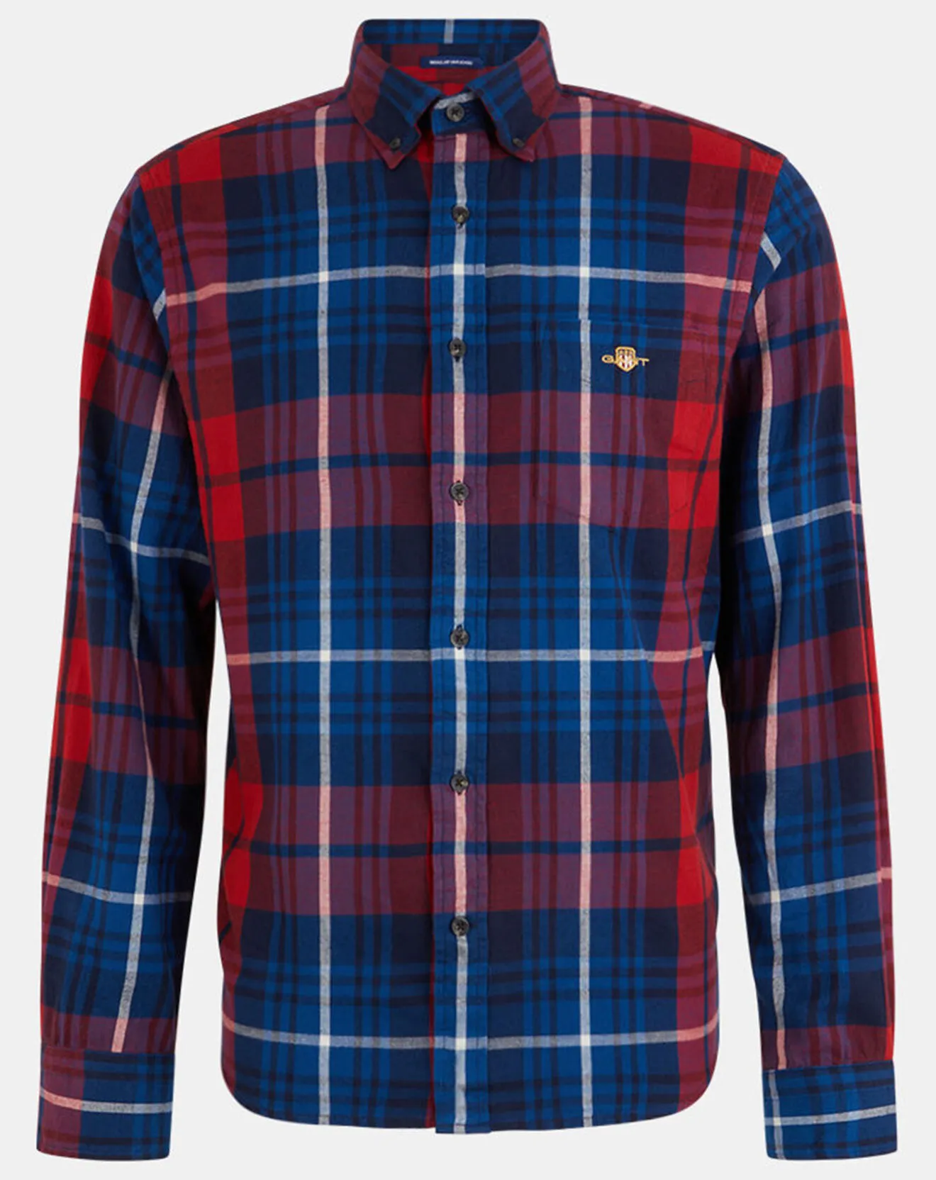 Chemise Regular Fit Tartan rouge/bleu