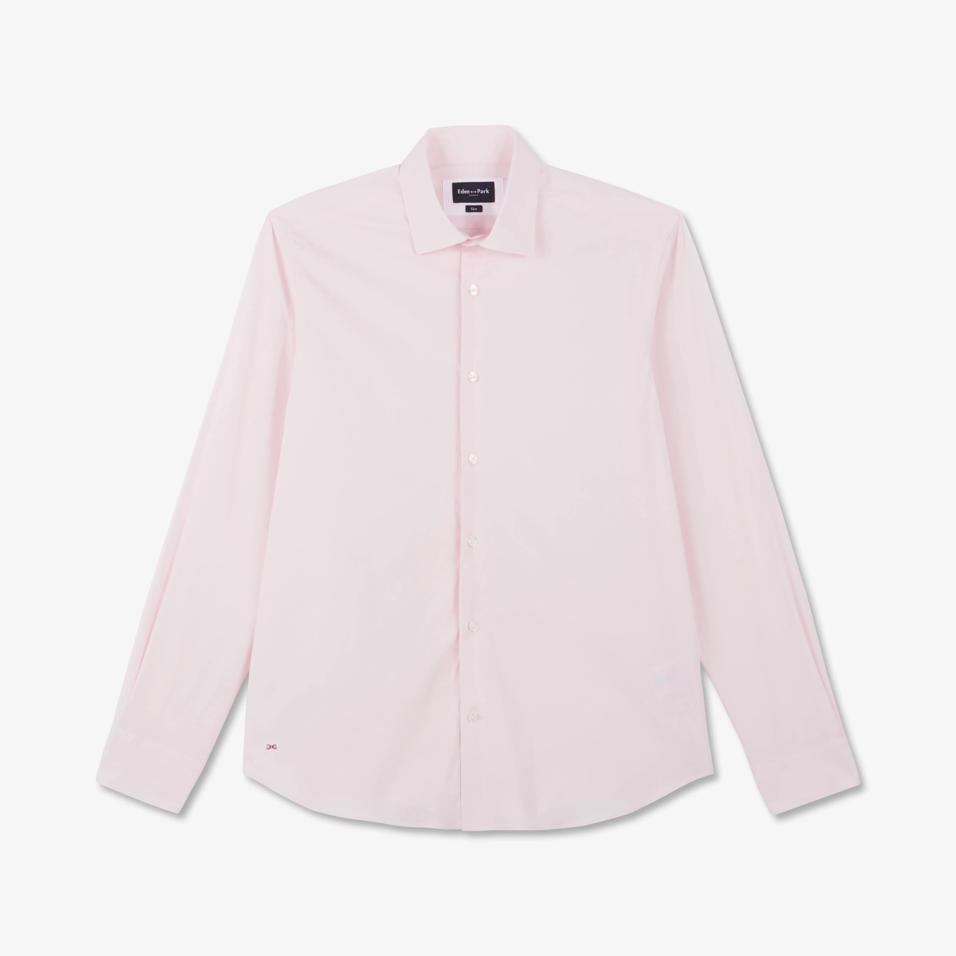 Chemise rose slim fit