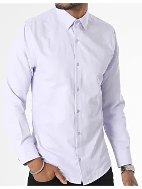 Chemise Slim Fit Kebello - Parme