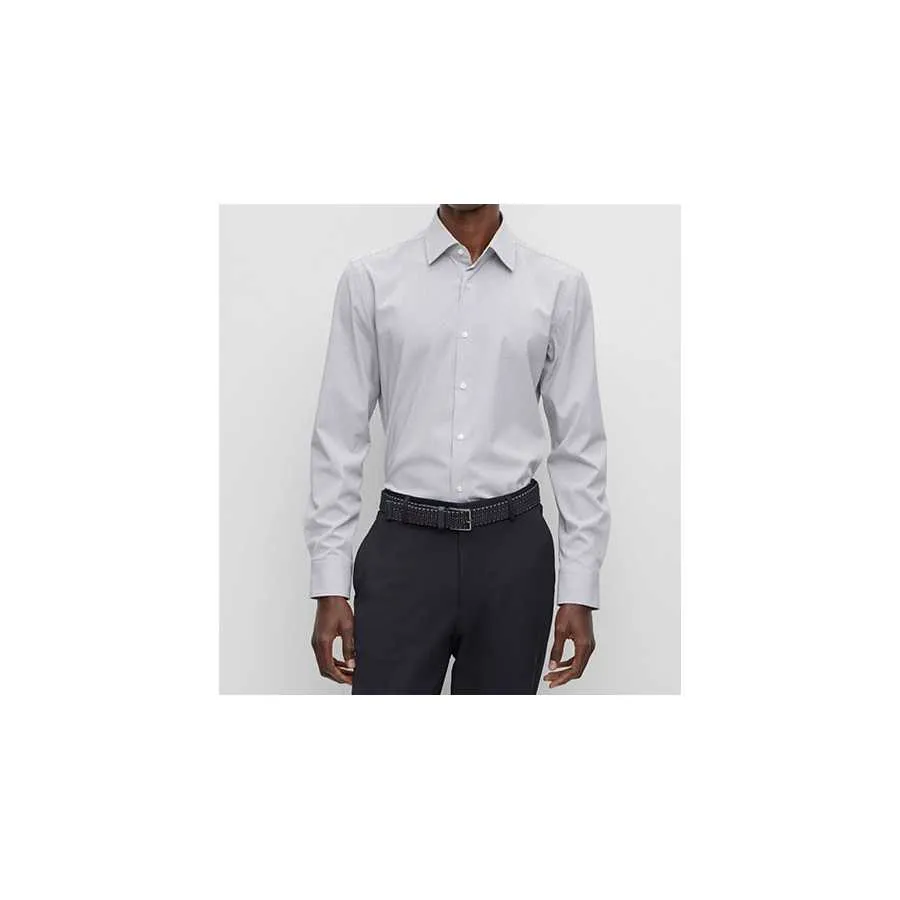 Chemise Slim Fit À Rayures Blanche Boss Homme | Toulouse