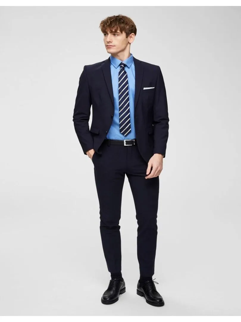 Chemise slim Selected - Bleu