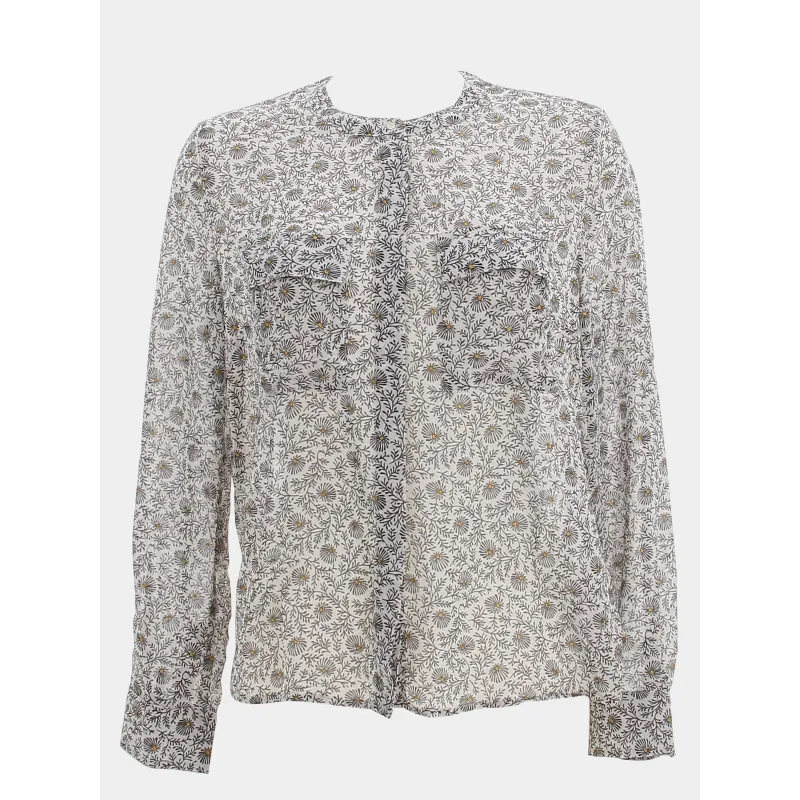 Chemisier à rayures pailleté emeli beige femme - Vero Moda | wimod