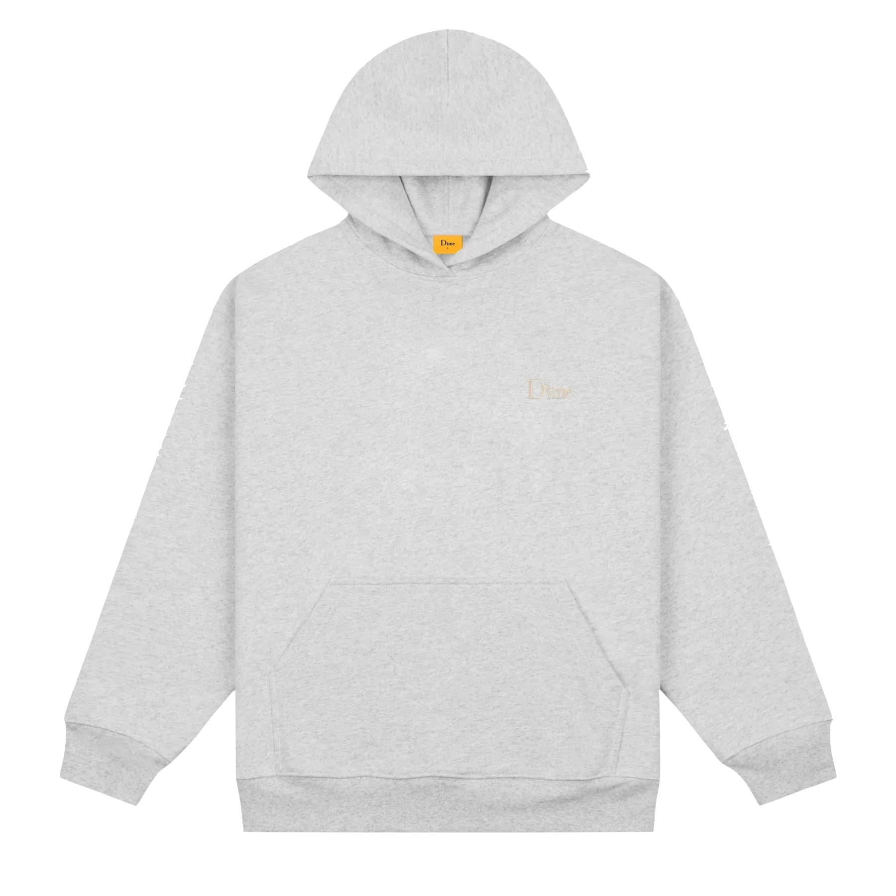 Dime Classic Small Logo hoodie heather grey