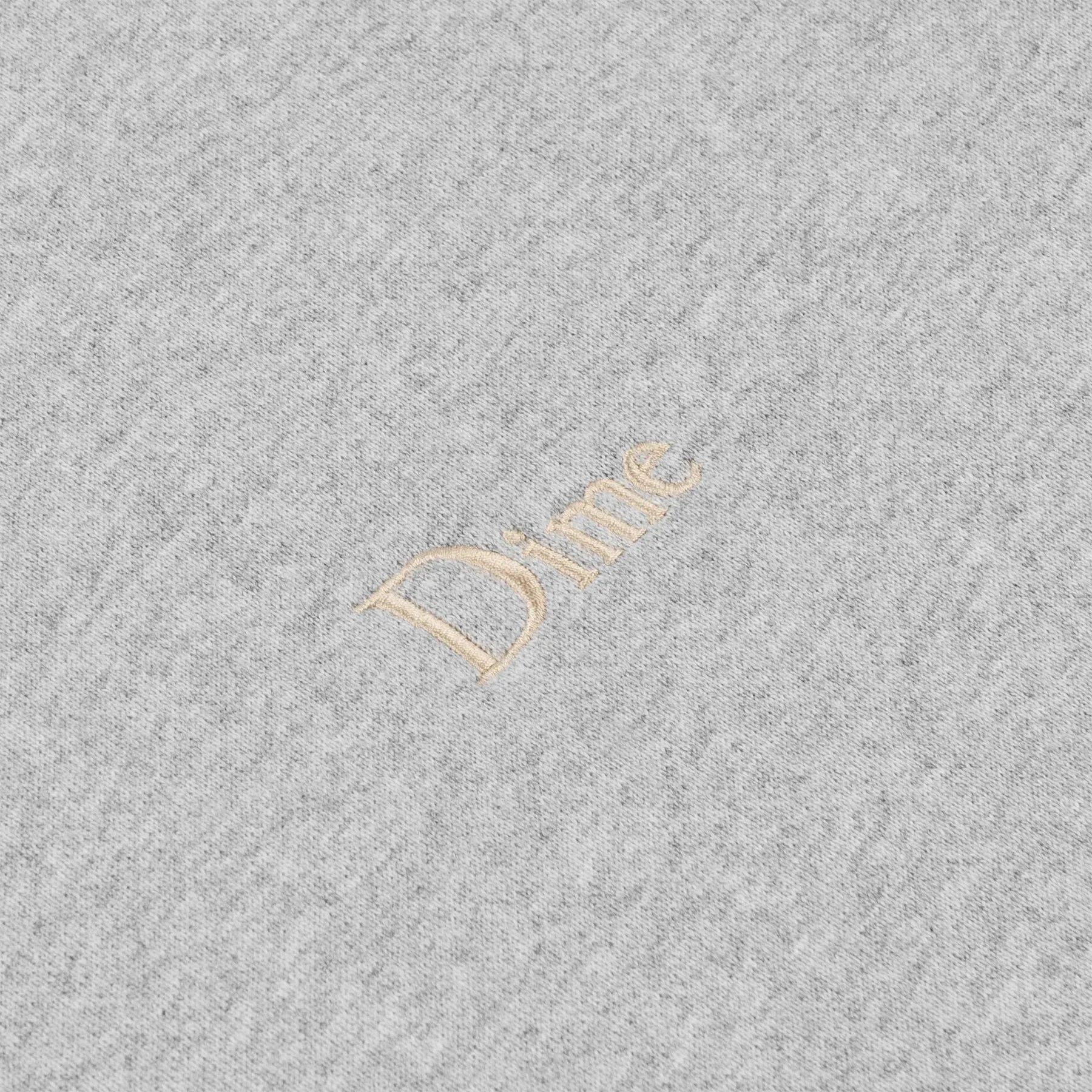 Dime Classic Small Logo hoodie heather grey