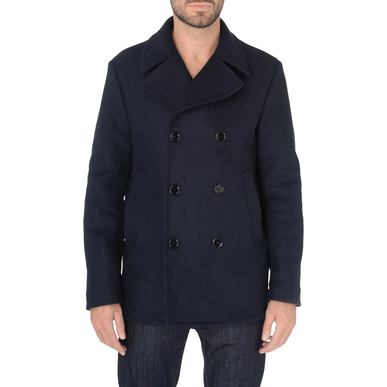 Dondup Manteau à double boutonnage bleu