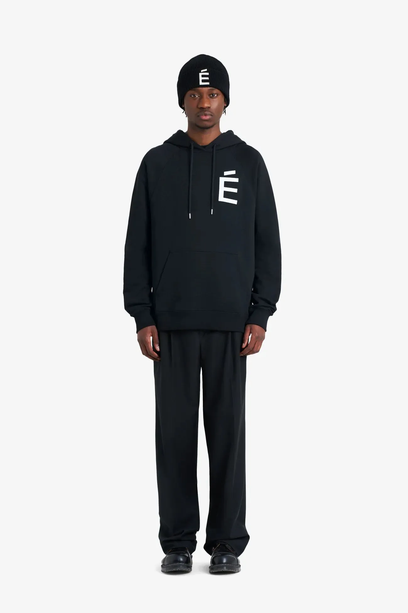 Etudes Studio - Loose Hoodie Big E - Black