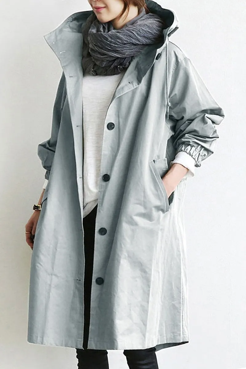 Felicita - Femme Trench Manteau - Imperméable à l'eau