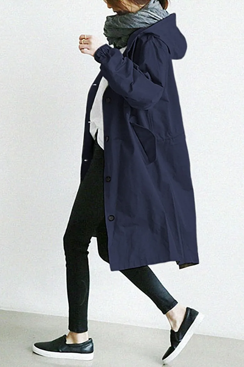 Felicita - Femme Trench Manteau - Imperméable à l'eau