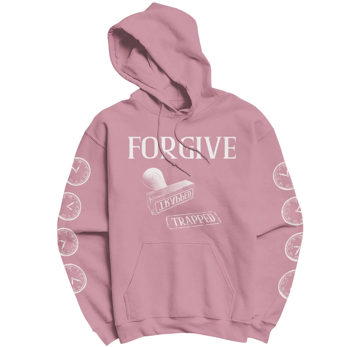 FORGIVE Trapped Pink Hoodie