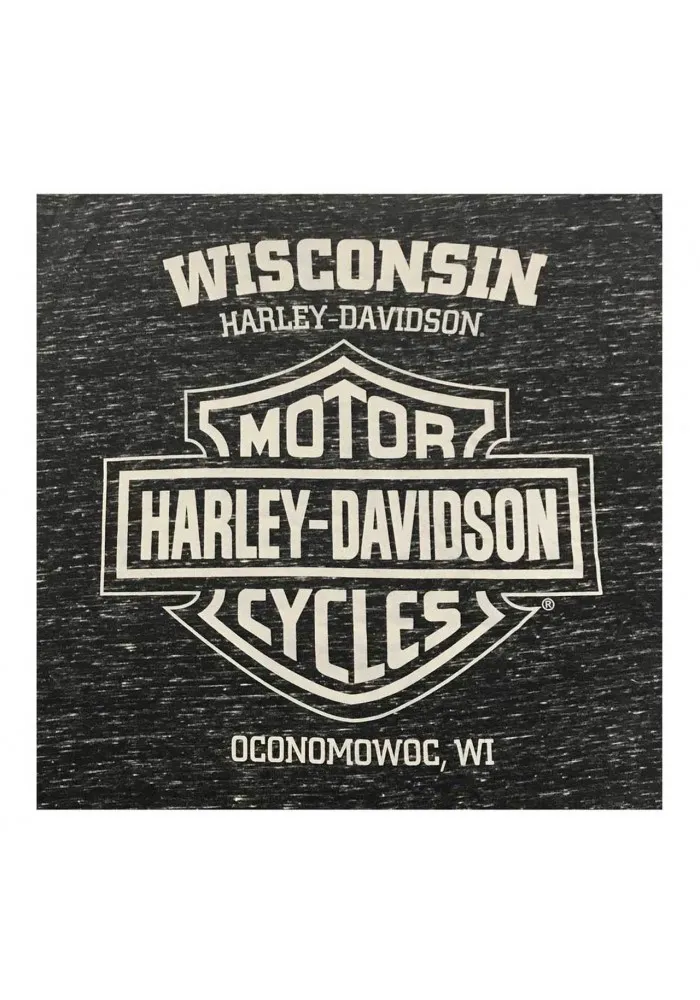 Harley-Davidson Hommes See Ya Later manches courtes Poly-Blend Shirt Noir Blizzard 30297418