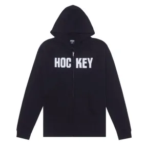 Hockey Skateboards Screens Zip Up Hoodie Black