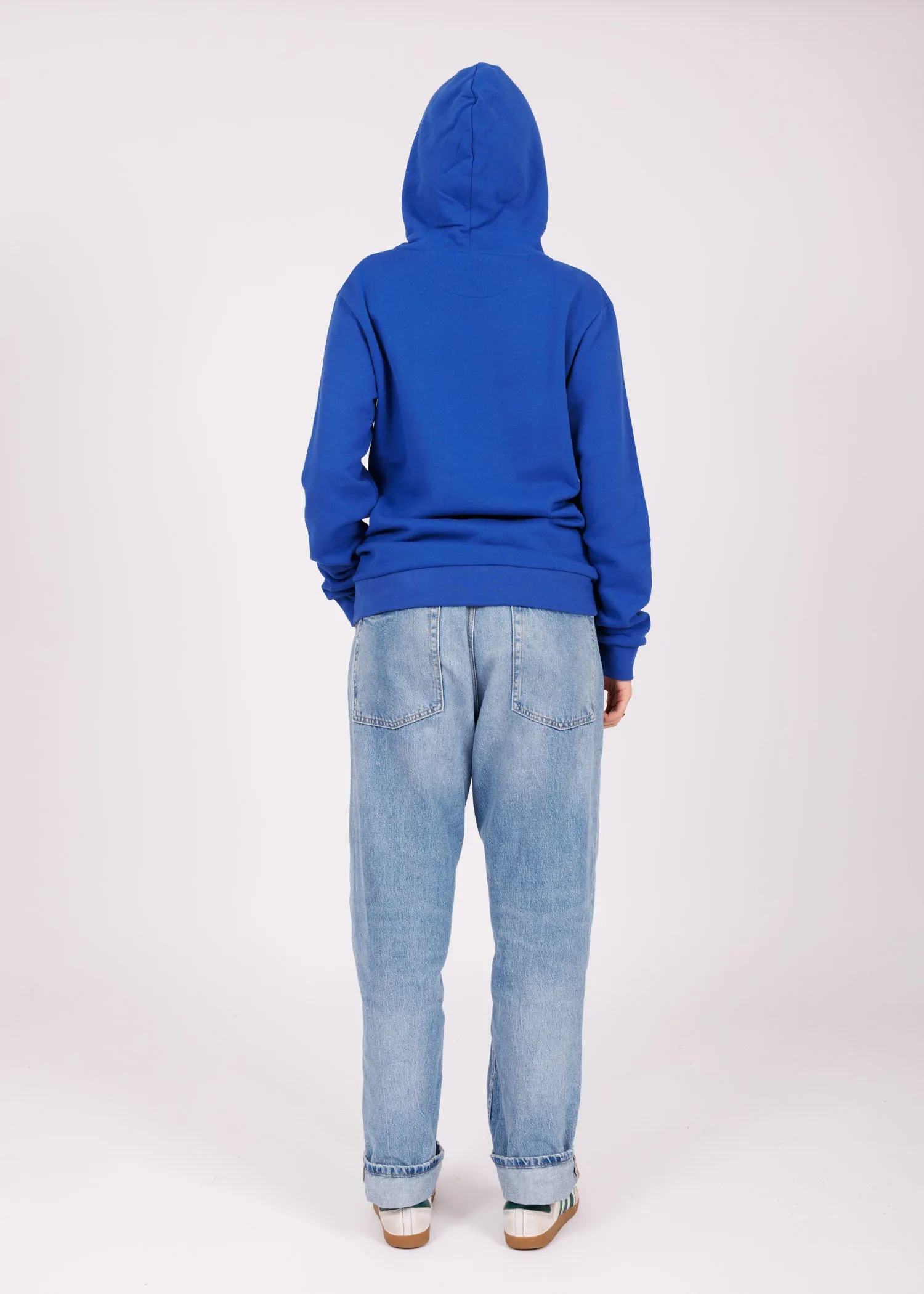 Hoodie brodé royal blue - red Hero