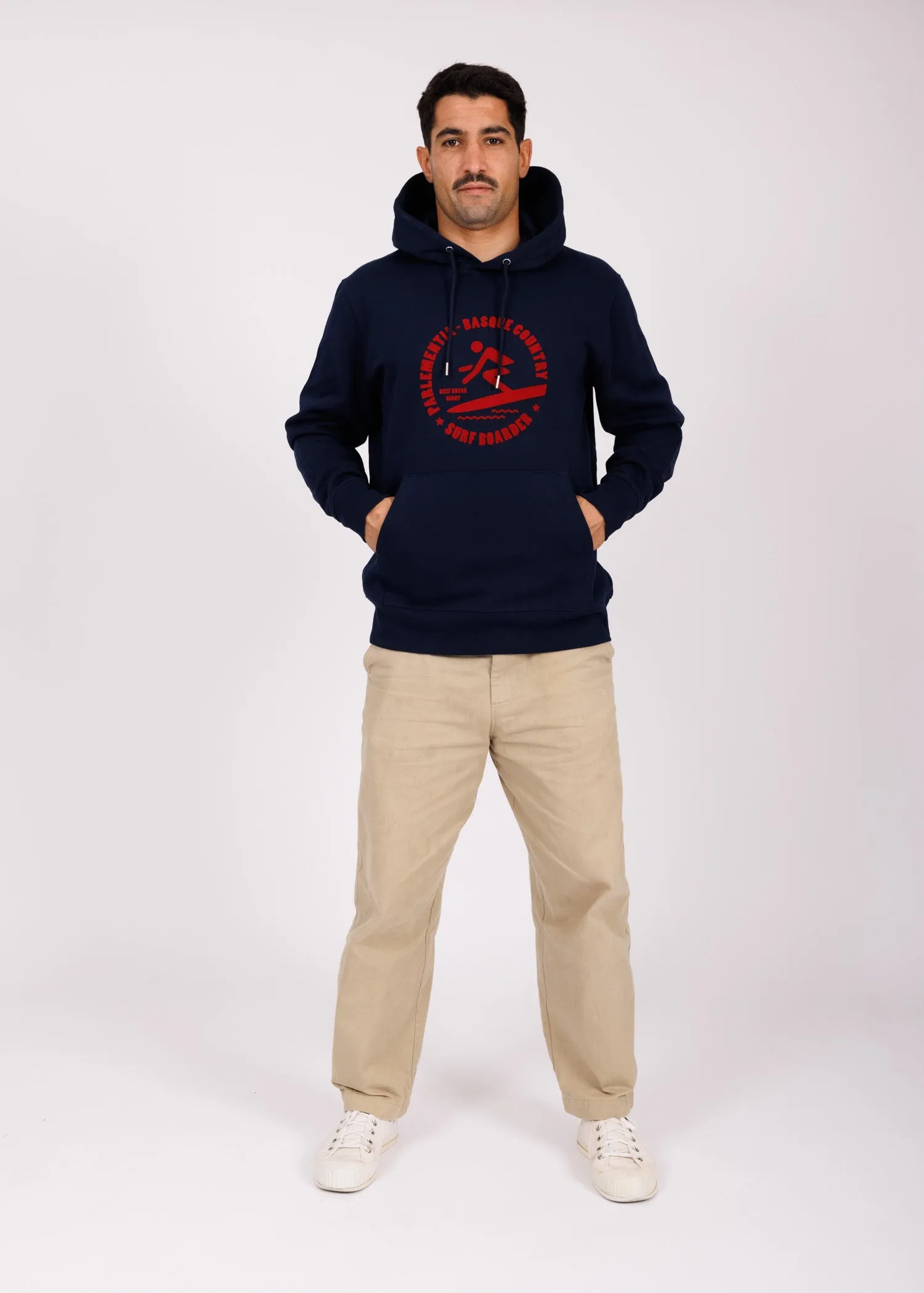 Hoodie navy - red Myth