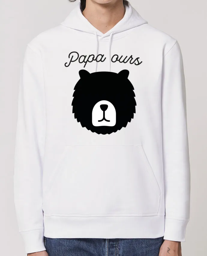 Hoodie Papa ours Par FRENCHUP-MAYO