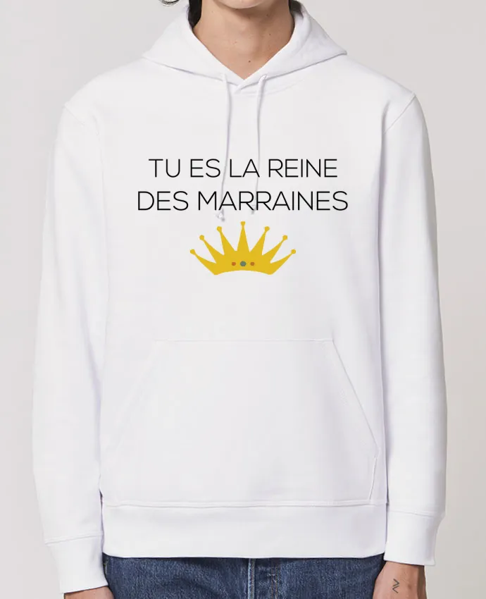 Hoodie Tu es la reine des marraines Par tunetoo