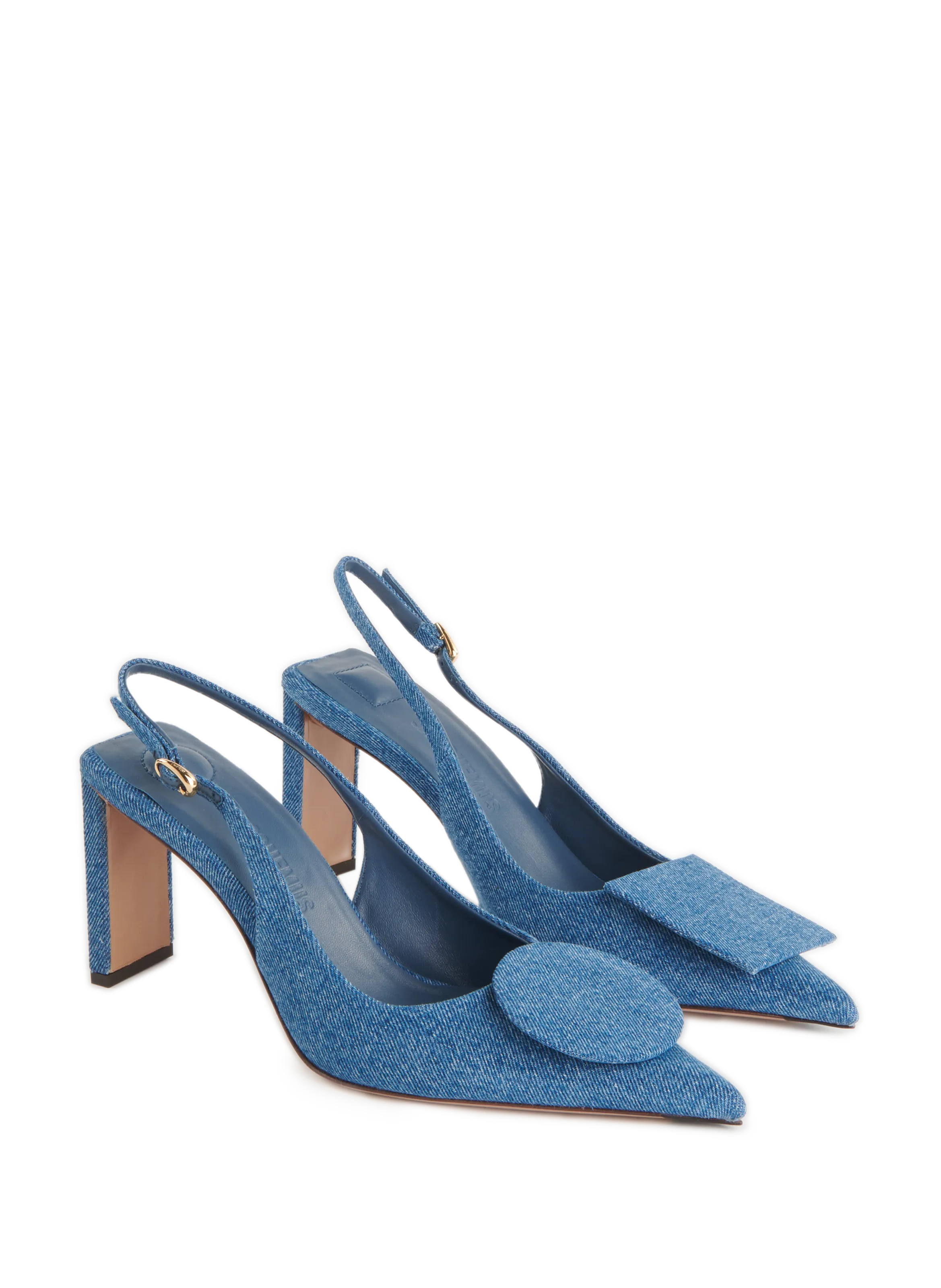 JACQUEMUS  Escarpins Slingback Duelo - Bleu