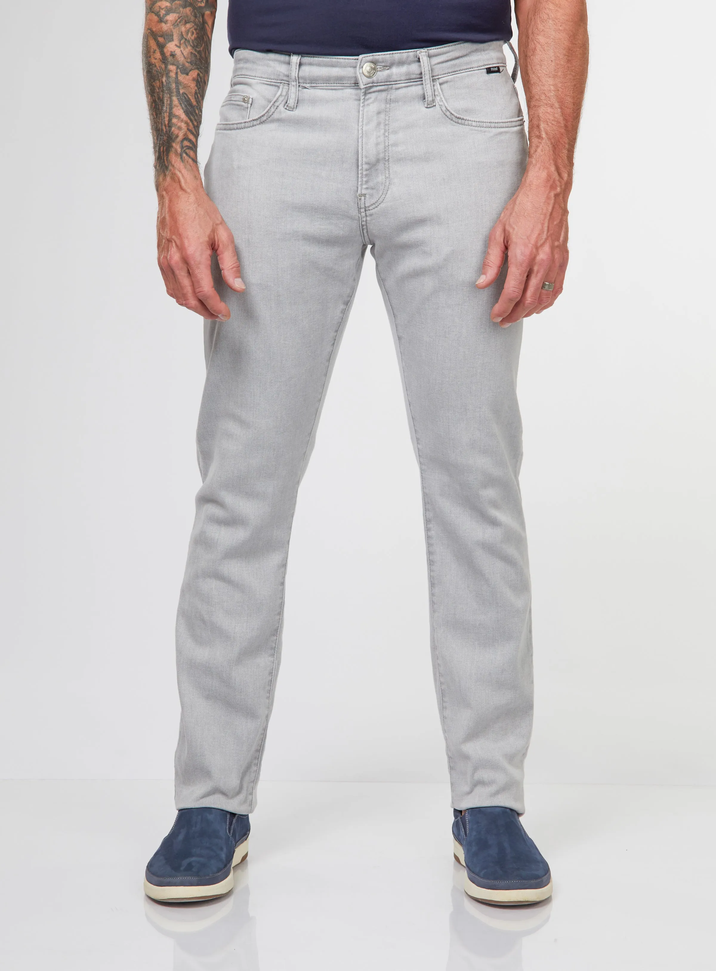 Jeans 'Jake' feather gris ple