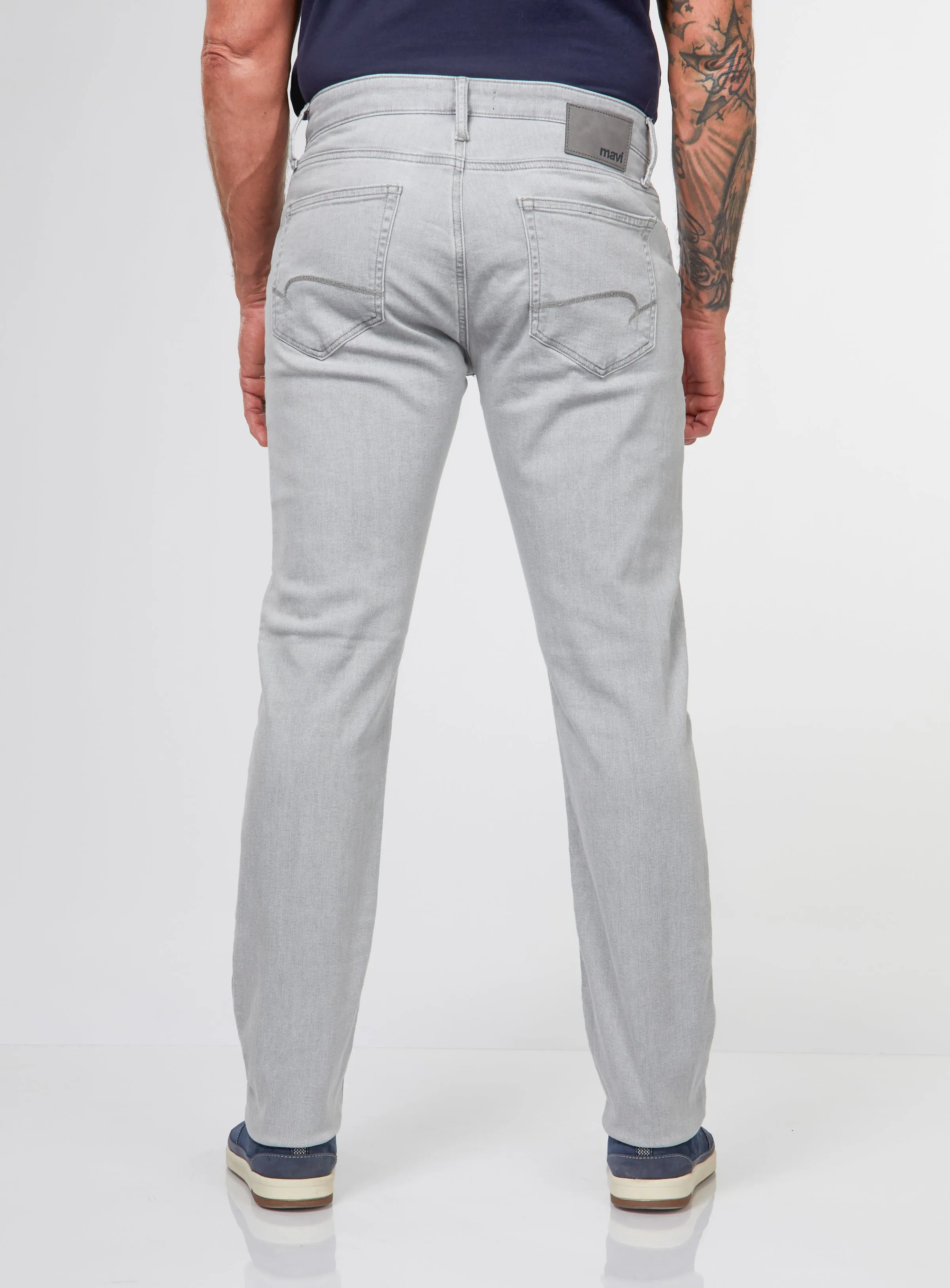 Jeans 'Jake' feather gris ple