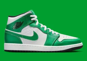 Jordan 1 Mid Lucky Green